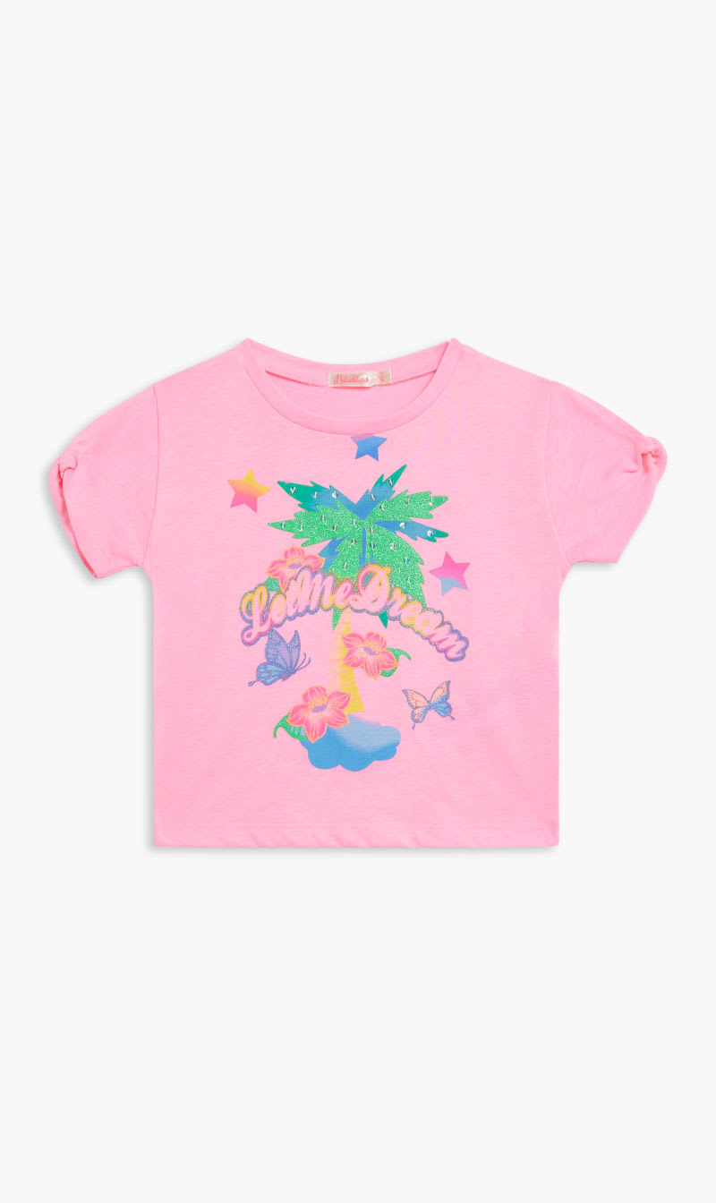 

Billieblush Pink Short Sleeves Tee-shirt for Girls | The Deal Outlet