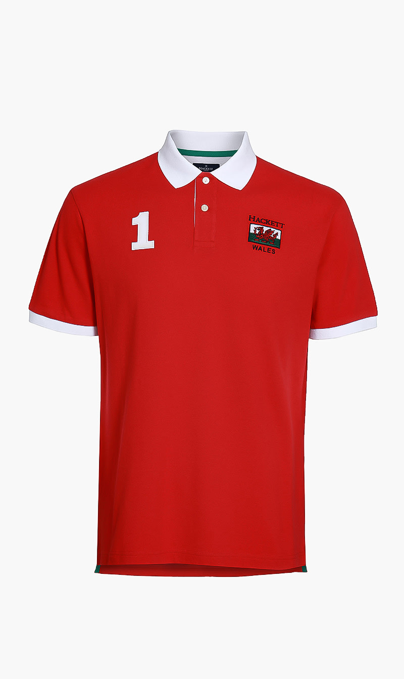 

Classic Fit Short Sleeves Polo, Red