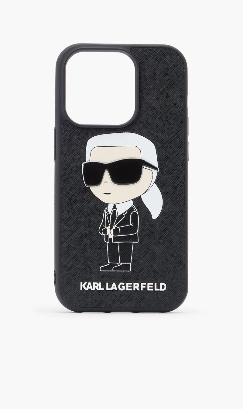 

Karl Lagerfeld Black Kikonik 20 Karl Case 14pro for Women | The Deal Outlet