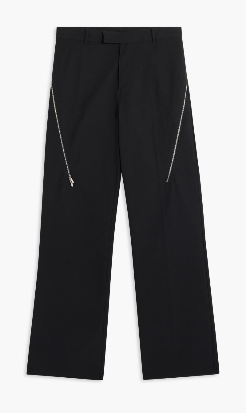 

Salvatore Ferragamo Black Sust Poly Cotton Faille Wr Trousers for Men | The Deal Outlet