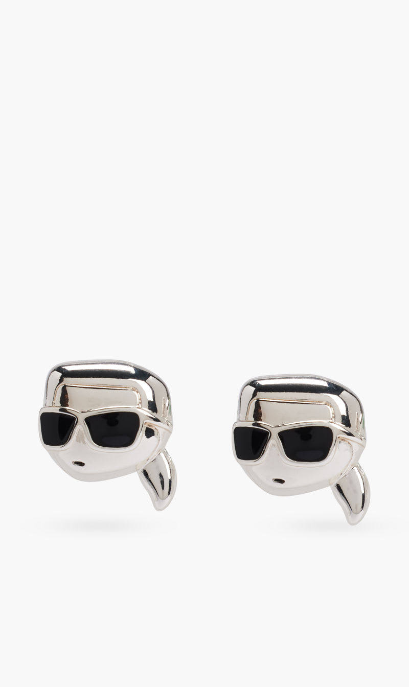 

Karl Lagerfeld Silver Kikonik 20 Karl Studs for Women | The Deal Outlet