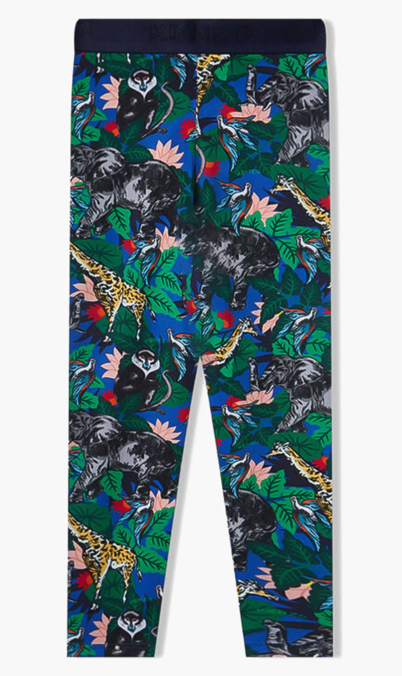 

Animal Printed Leggings, Blue