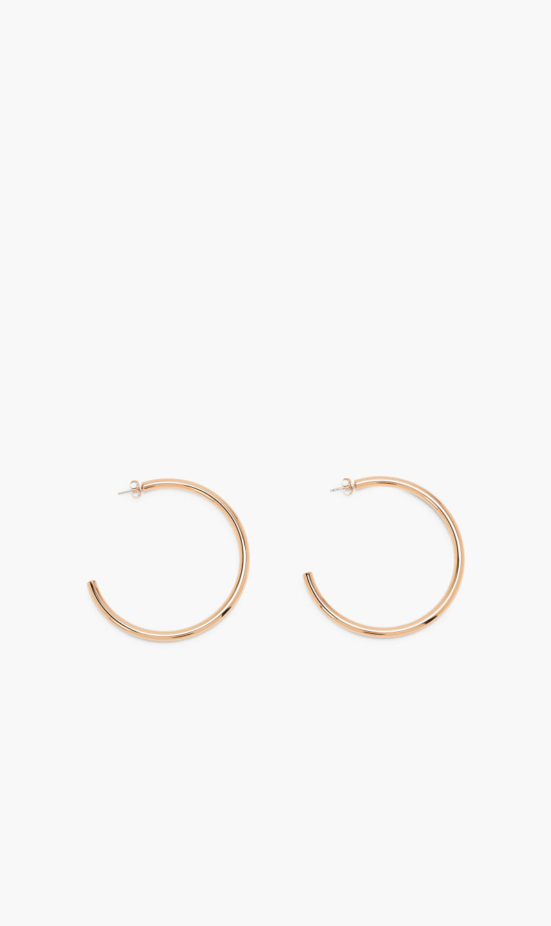 

Michael Kors Gold Tube Lg Hoop Rose for Women | The Deal Outlet