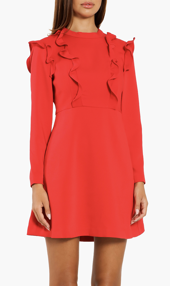 

Ted Baker Fashal Long Sleeve Frill Tunic