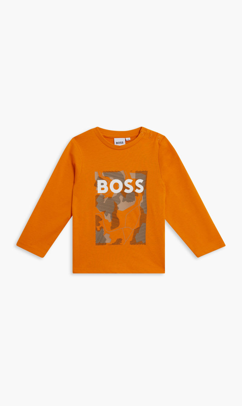 

Hugo Boss Orange Long Sleeve T-shirt for Boys | The Deal Outlet