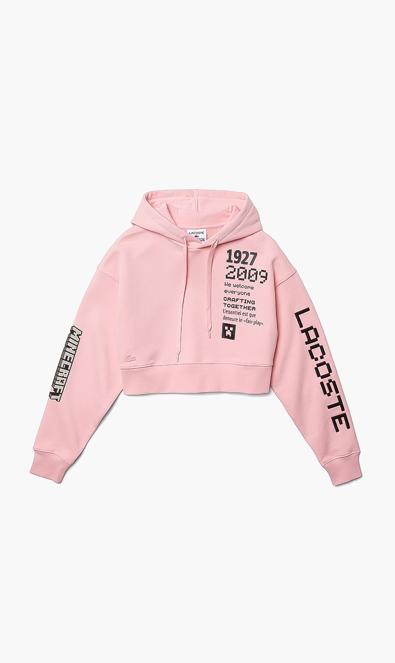 

Lacoste Pink Classic Logo Sweatshirt for Women | The Deal Outlet