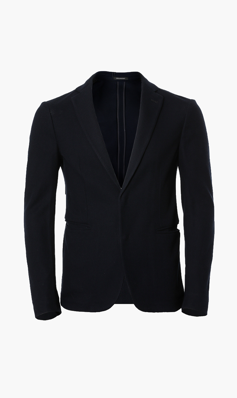 

Unstructured Textured Blazer