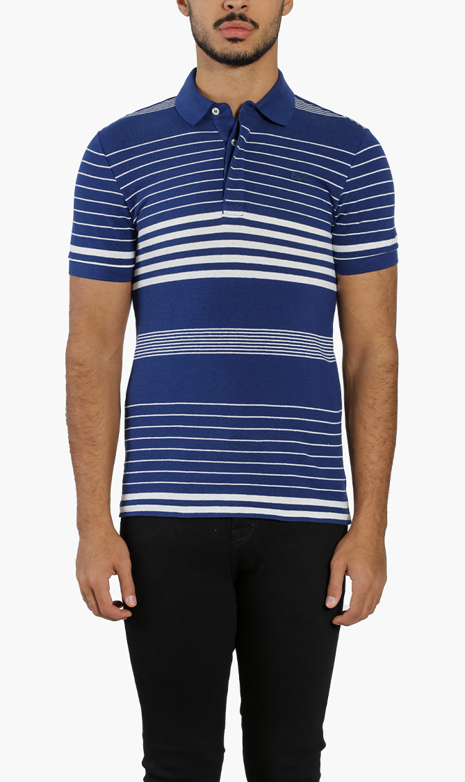 

Lacoste Regular Fit Stripes Polo Shirt