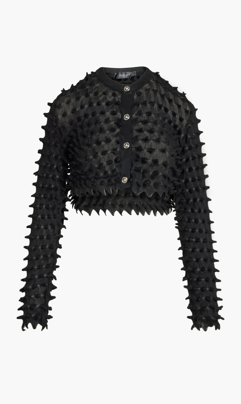 

Versace Black Knit Sweater Spike Serie for Women | The Deal Outlet