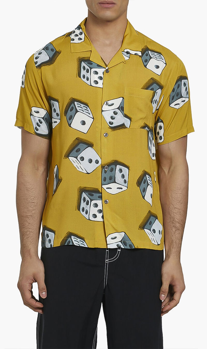 

Dice Pattern Shirt, Yellow