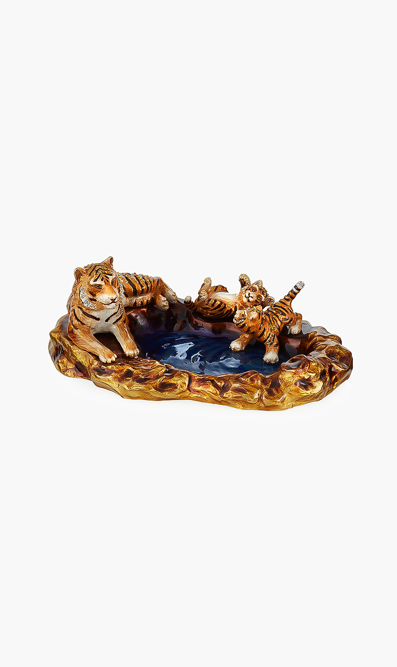 

Tiger And Cubs Tray-nm Exclusive, Brown