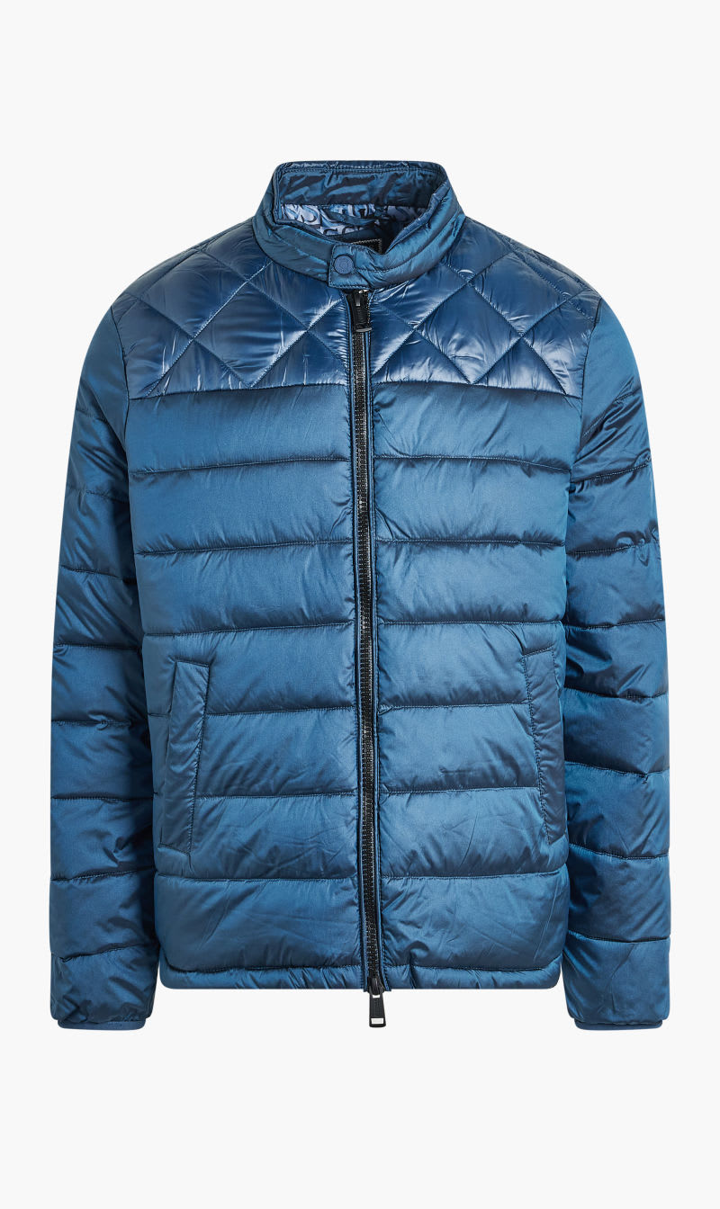 

Guess Blue Light Puffa Jacket for Men | The Deal Outlet