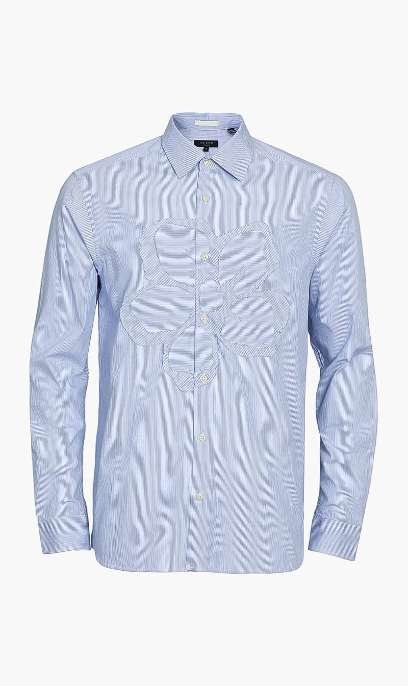 

Stripped Shirt With Magnolia Detail