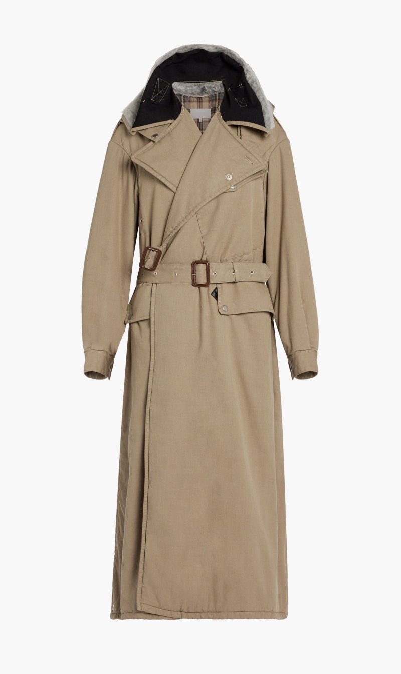 

Mm Trench Coat Mud, Brown