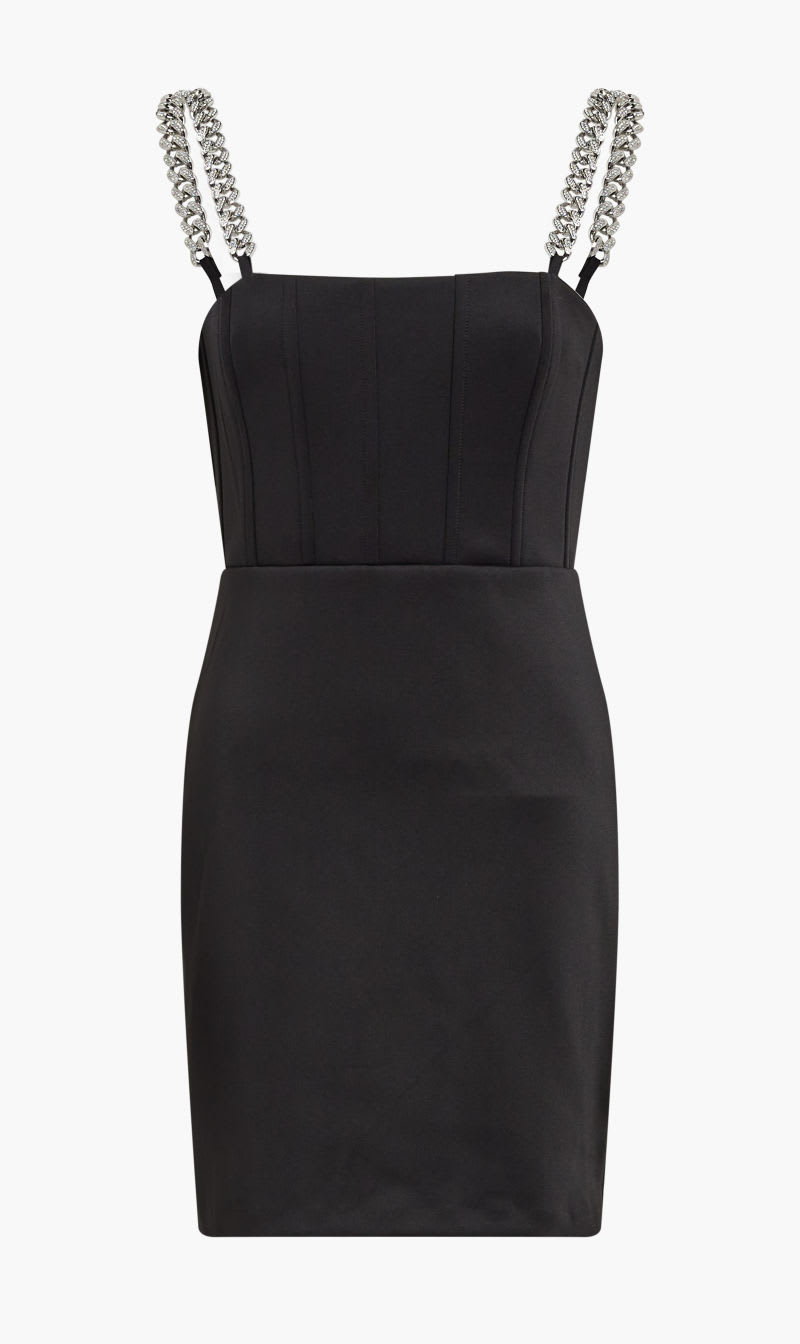 

Guess Black Sleeveless Skylar Dress for Women | The Deal Outlet