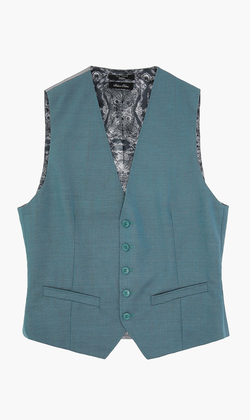 

Textured Buttoned Waistcoat