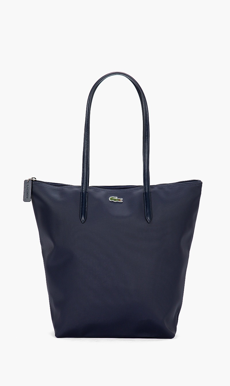 

Vertical Leather Tote Bag