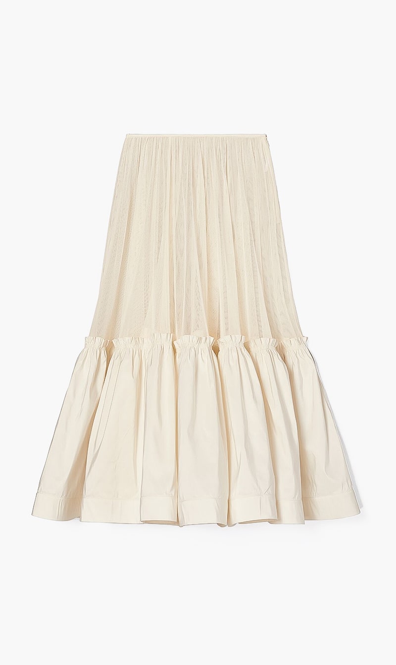 

Tory Burch White Tulle Petticoat for Women | The Deal Outlet