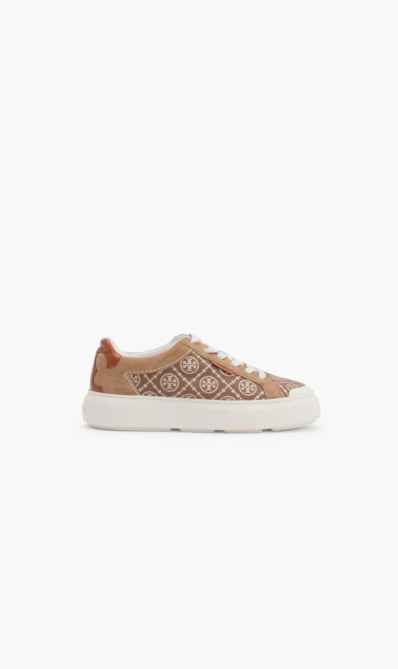 

Tory Burch Brown T Monogram Ladybug Sneaker for Women | The Deal Outlet