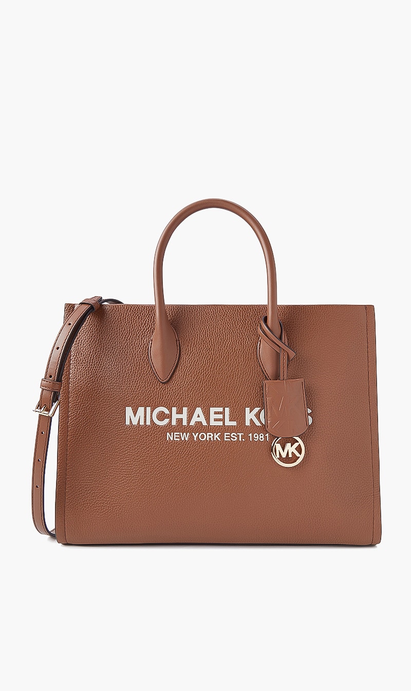 

Michael Kors Brown Leather Tote Bag for Women | The Deal Outlet