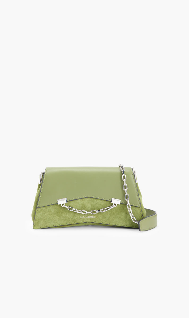 

Karl Lagerfeld Green Kseven 2 Sp Cb Suede for Women | The Deal Outlet