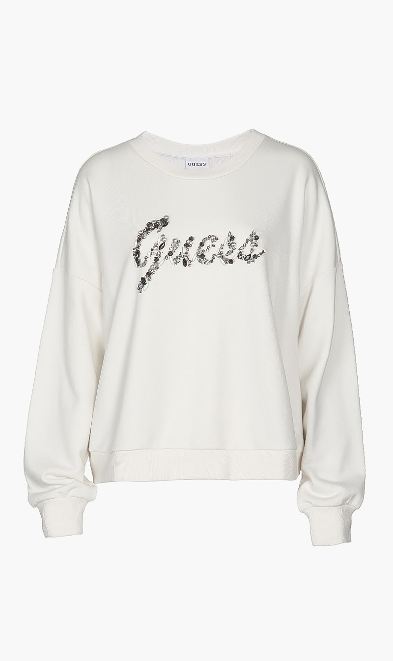 

Crystal Logo Sweatshirt, White