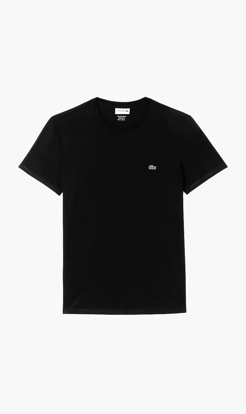 

Lacoste Black Regular Fit Tshirt for Men | The Deal Outlet