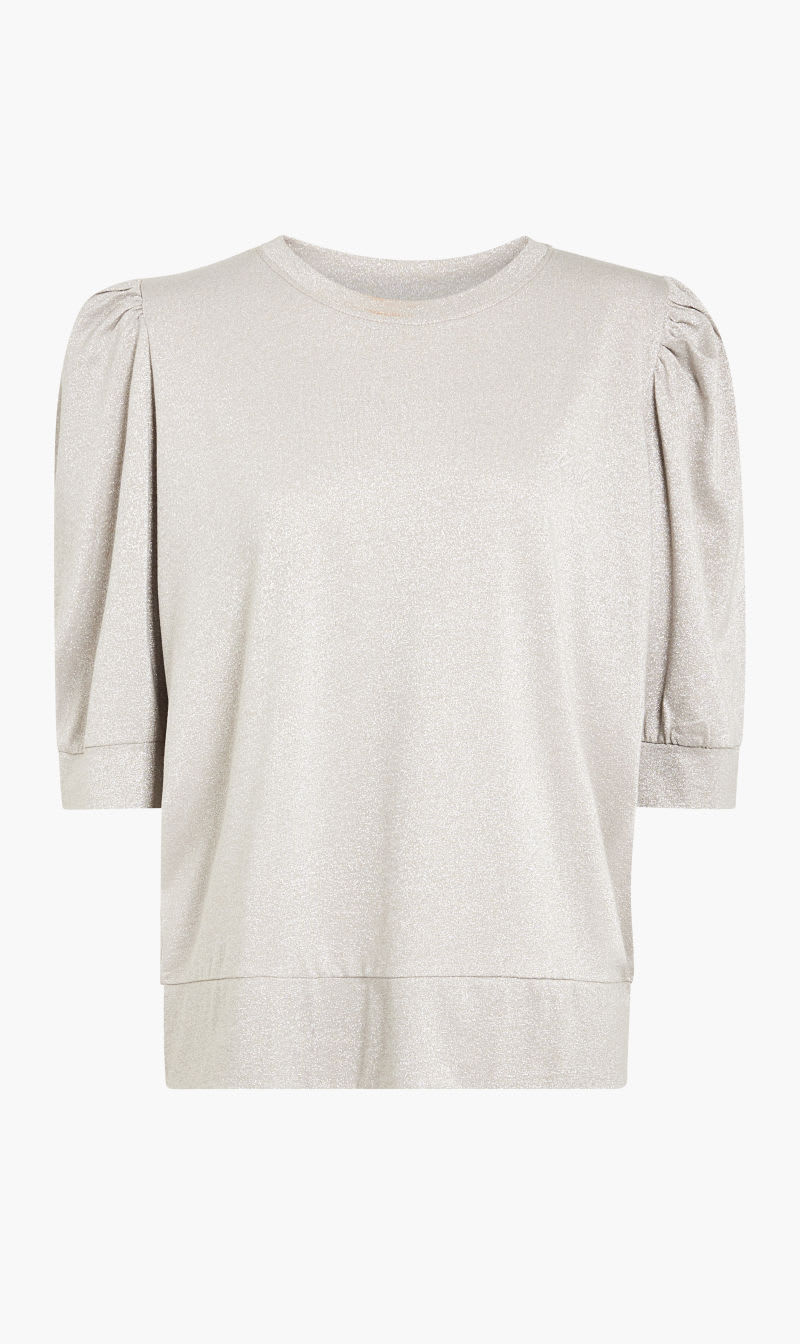 

Karl Lagerfeld Silver Fashion Lurex Sweatshirt for Women | The Deal Outlet