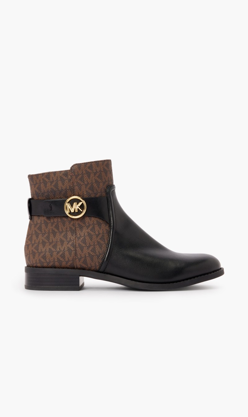 

Michael Kors Brown Carmen Flat Bootie for Women | The Deal Outlet