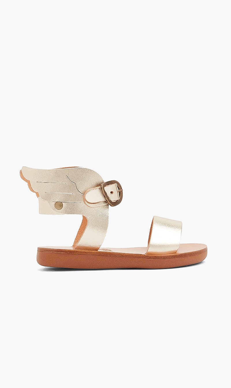 

Ancient Greek Sandals Gold Buckle Sandal for Girls | The Deal Outlet