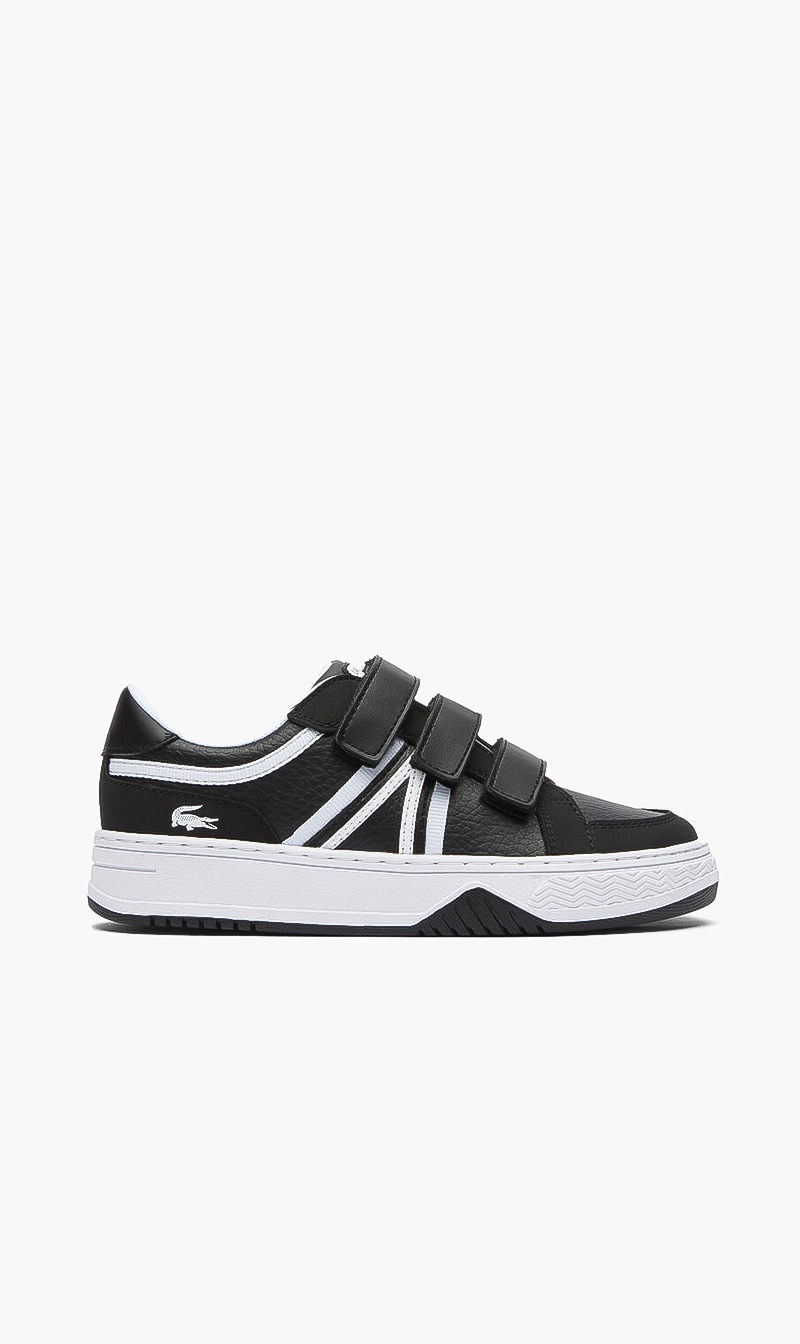 

Lacoste Black Logo Strap L001 222 Sneakers for Boys | The Deal Outlet