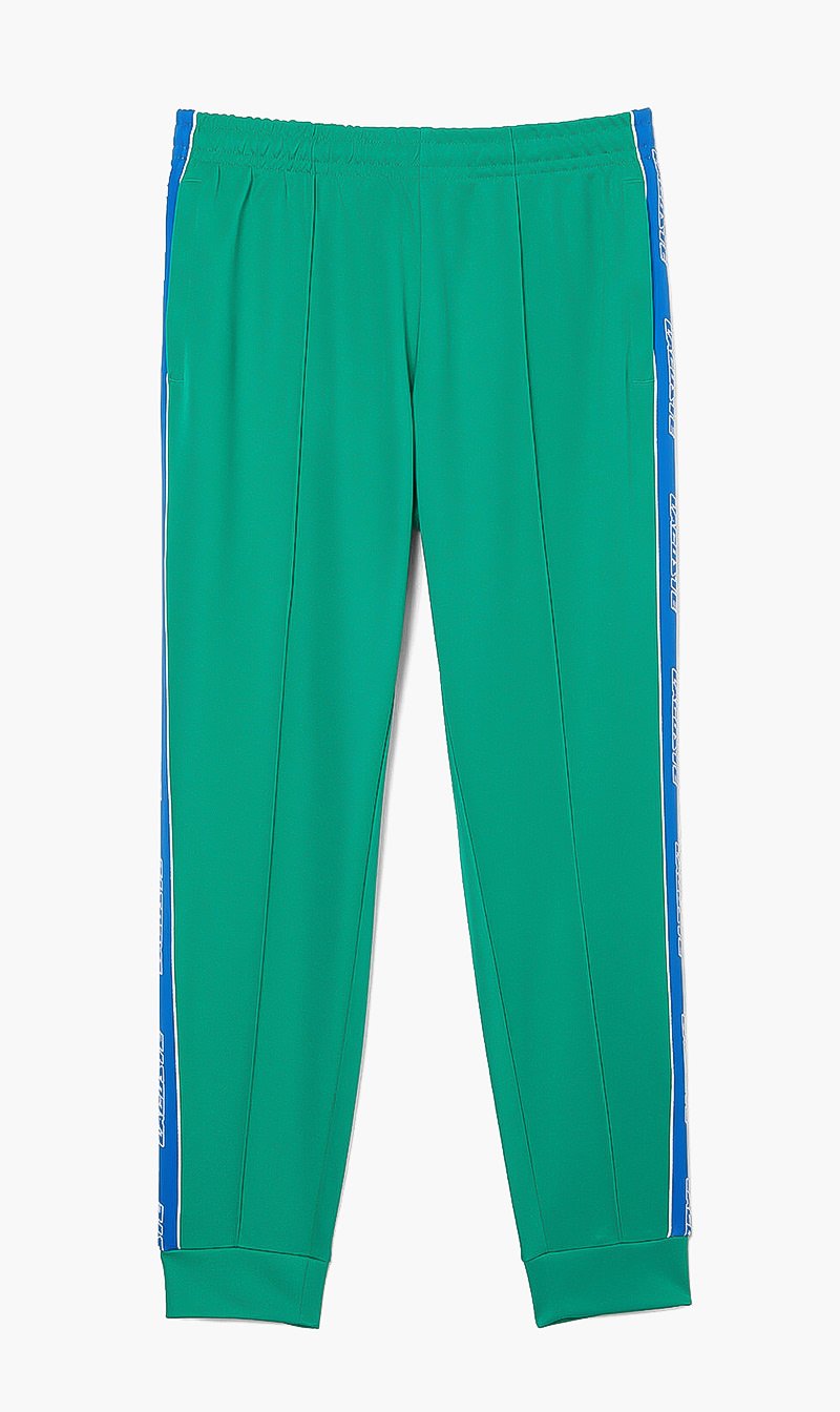 

Lacoste Green Tapered Fit Track Pants for Men | The Deal Outlet