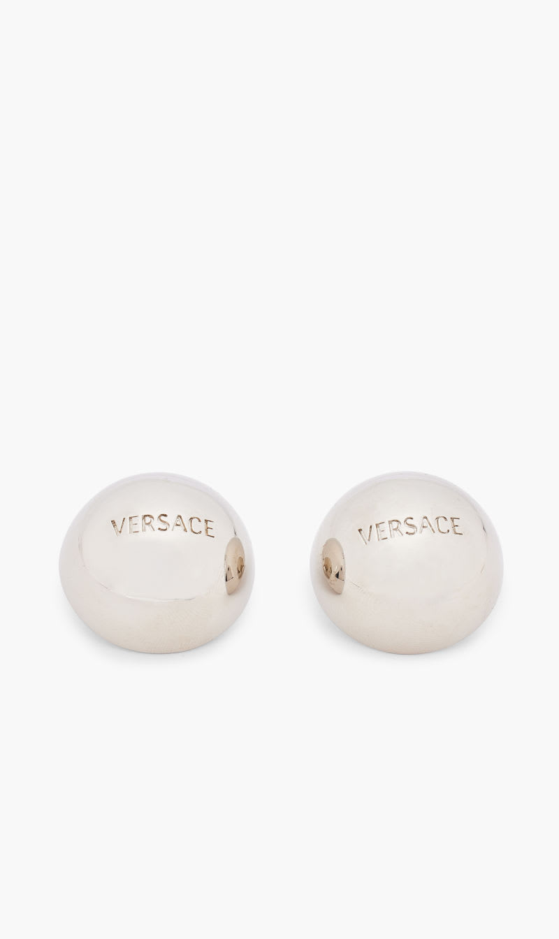 

Versace Silver Versace Dice Earring for Women | The Deal Outlet