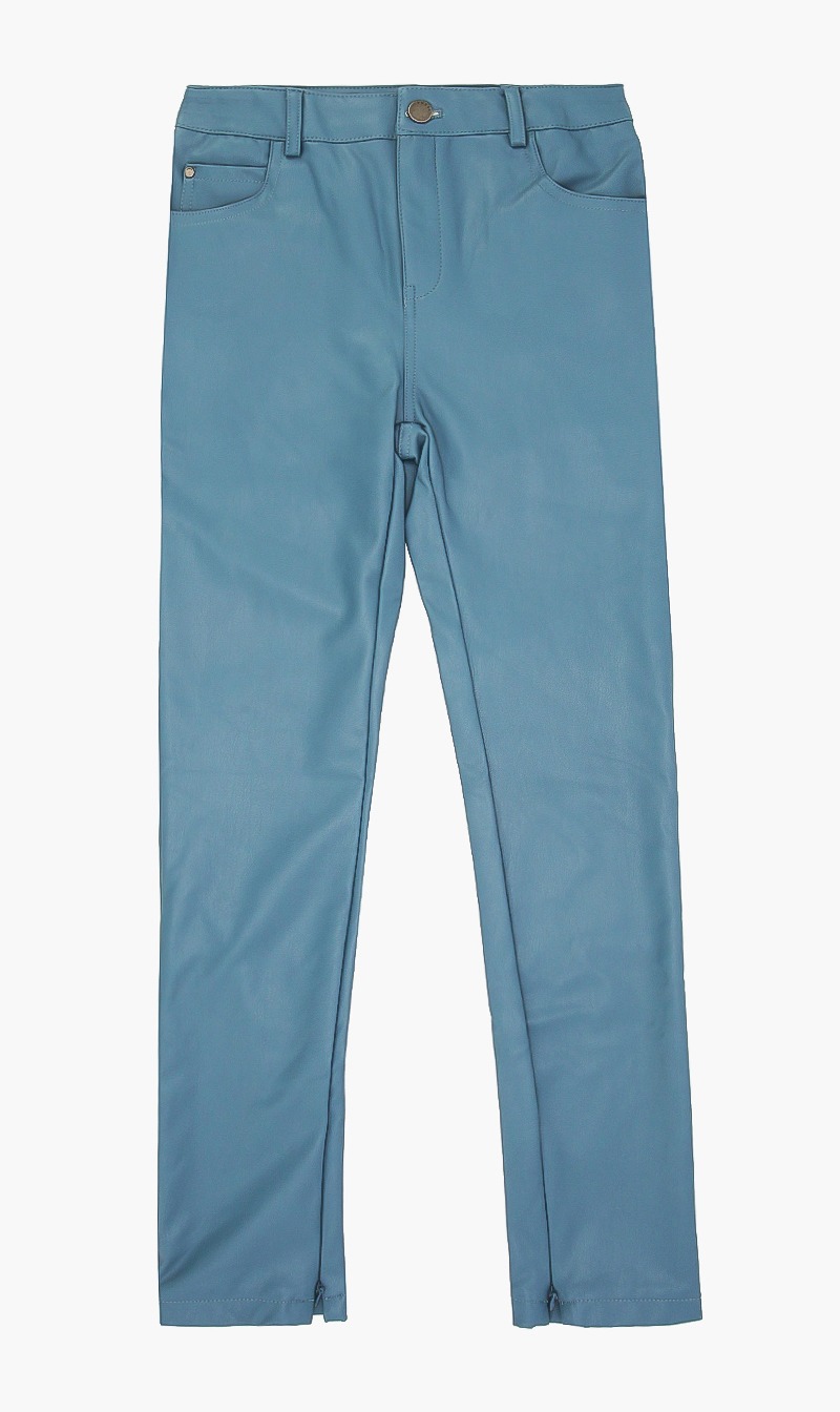 

Plain Solid Pant, Blue