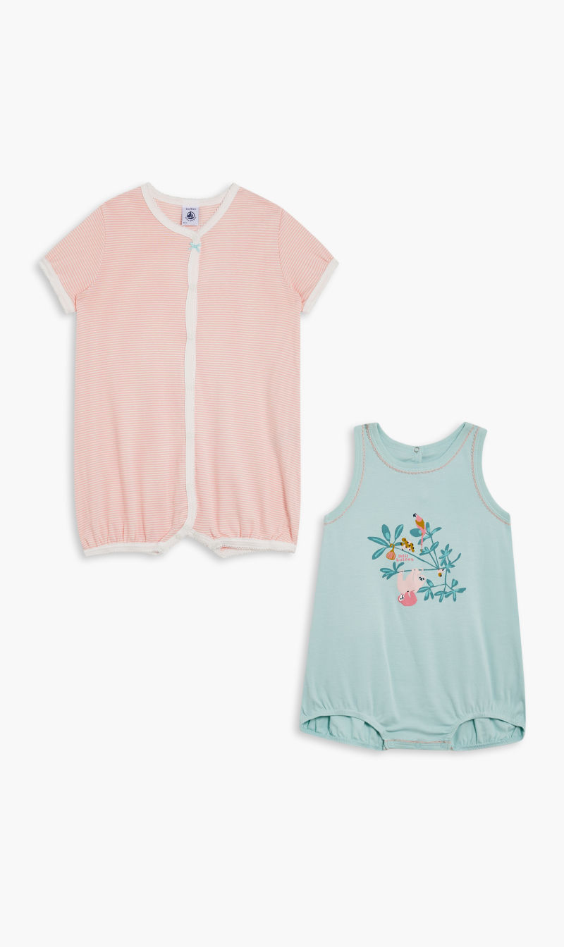 

Petit Bateau Multi-color 2 Combinaisons for Girls | The Deal Outlet