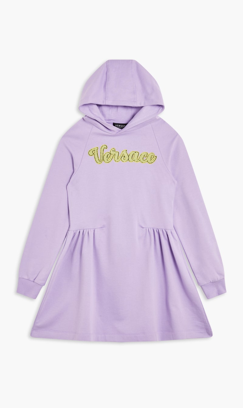 

Versace Purple Dress Fleece + Logo Embroidery for Kids | The Deal Outlet