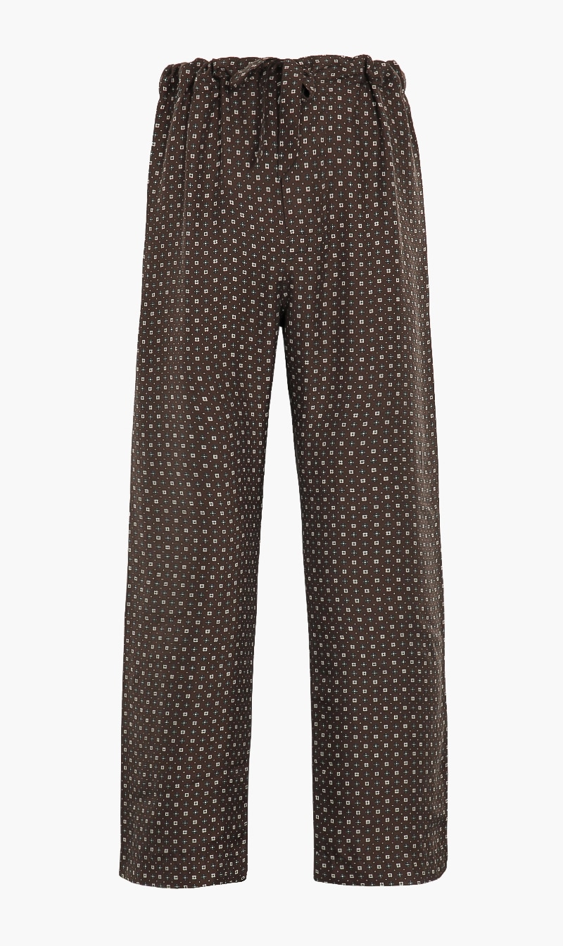 

Maison Margiela Brown Printed Pants for Men | The Deal Outlet