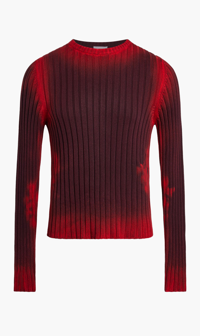 

Salvatore Ferragamo Red Denim Print Long Sleeves Round-neck for Men | The Deal Outlet