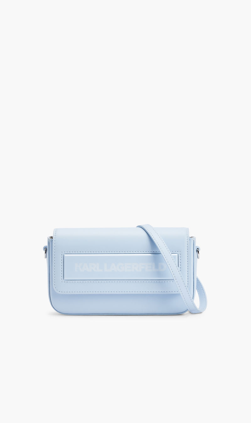 

Karl Lagerfeld Blue Ikonk Sm Flap Shb Leather for Women | The Deal Outlet