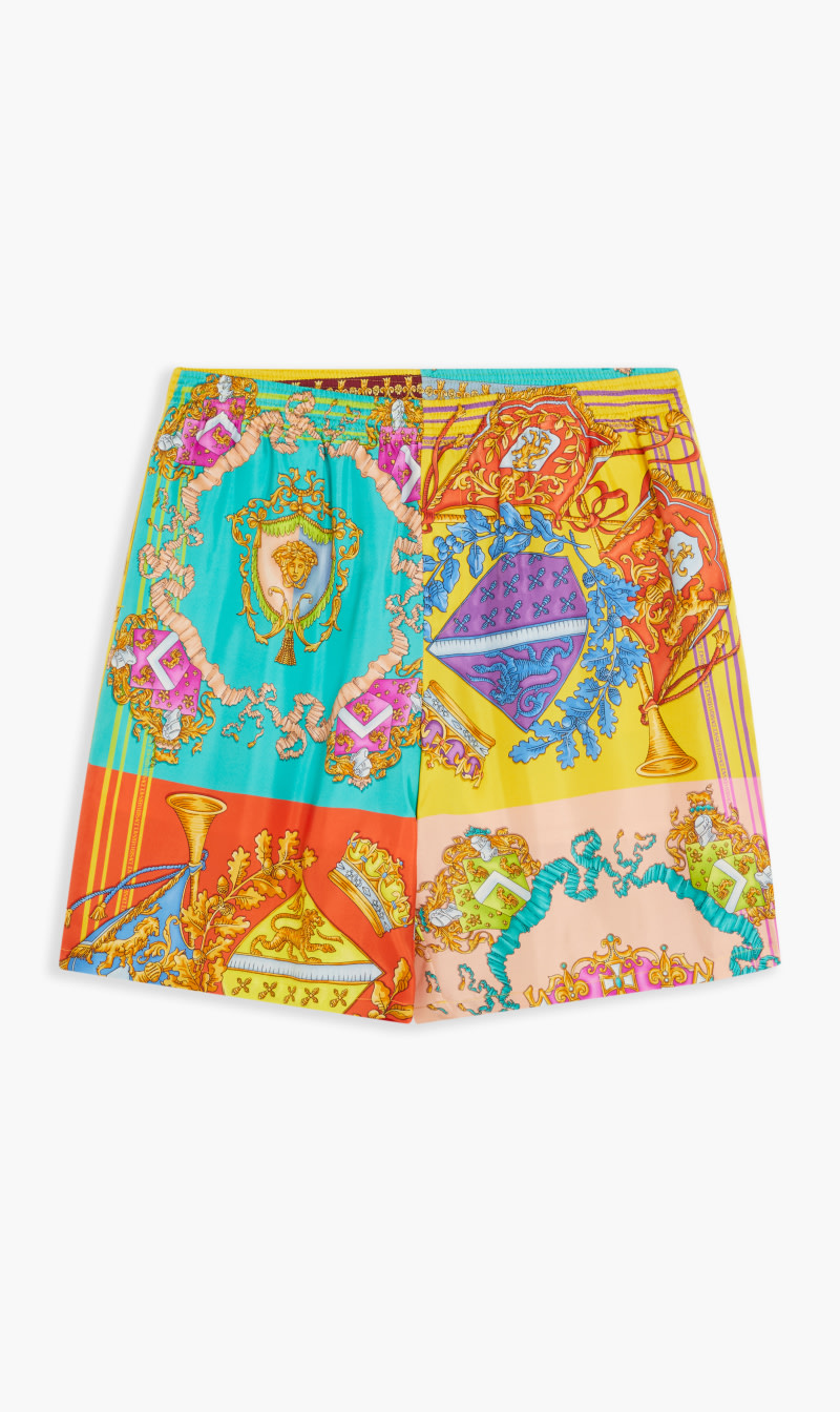 

Versace Multi-color Shorts Twill Royal Rebellion for Men | The Deal Outlet