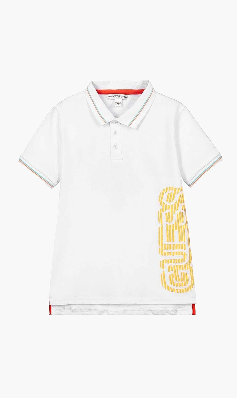 

Guess short sleeves polo | the deal outlet, White