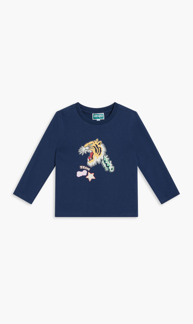 

Kenzo Blue Ls T-shirt for Girls | The Deal Outlet