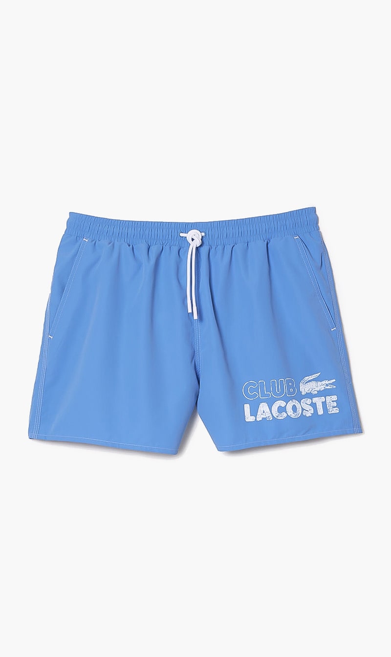 

Lacoste Blue Elasticated Swim Trunks for Men | The Deal Outlet