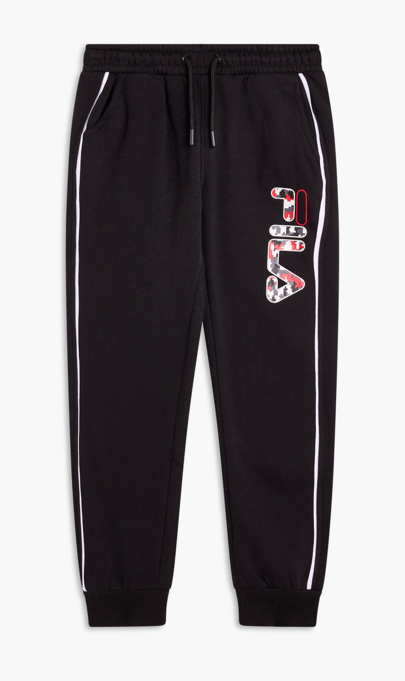 

Cuffed Jogger With Contrasts Piping, Black