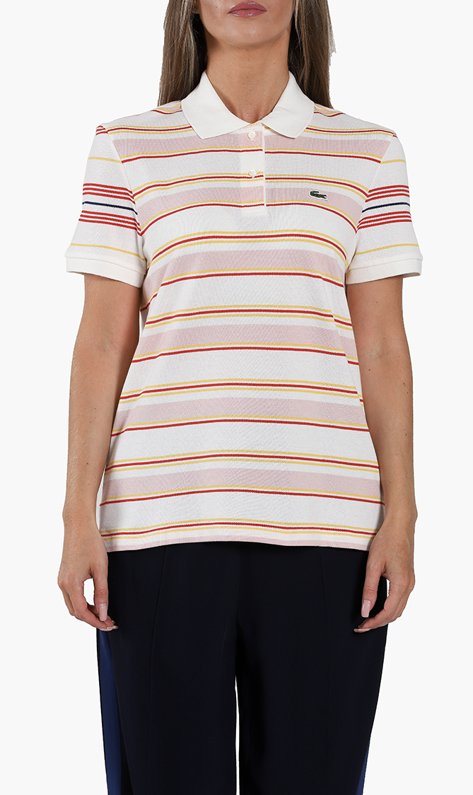 

Lacoste Regular Fit Stripes Polo Shirt