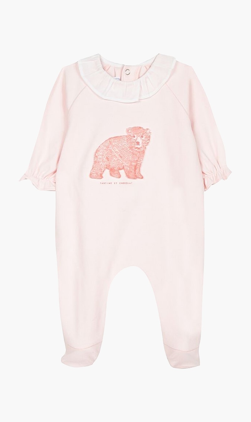 

Logo Print All-in-one Pajama