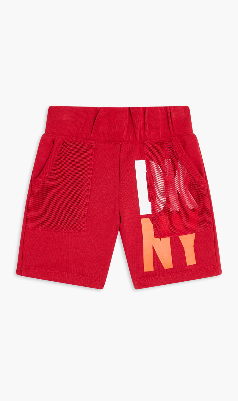 

Dkny Red Bermuda Shorts for Boys | The Deal Outlet