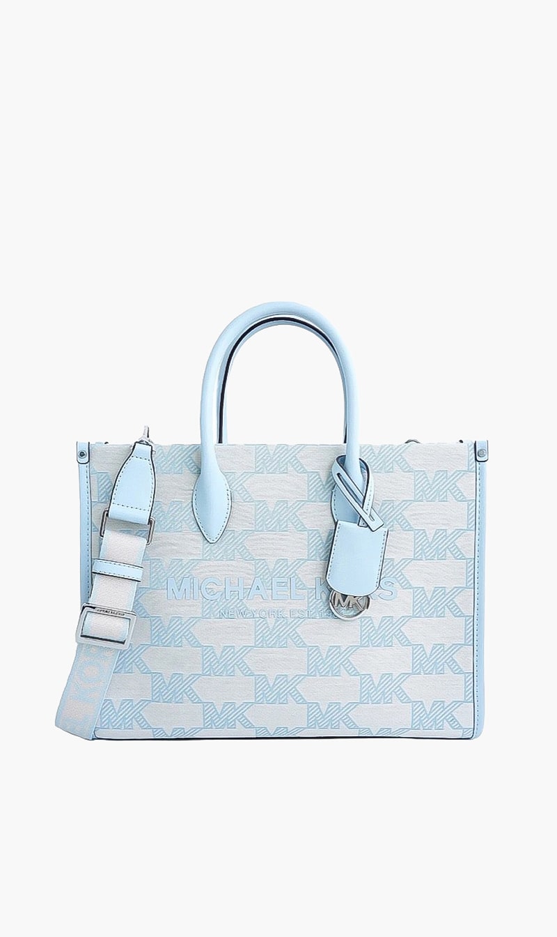 

Michael Kors Blue Canvas Crossbody Bag for Women | The Deal Outlet