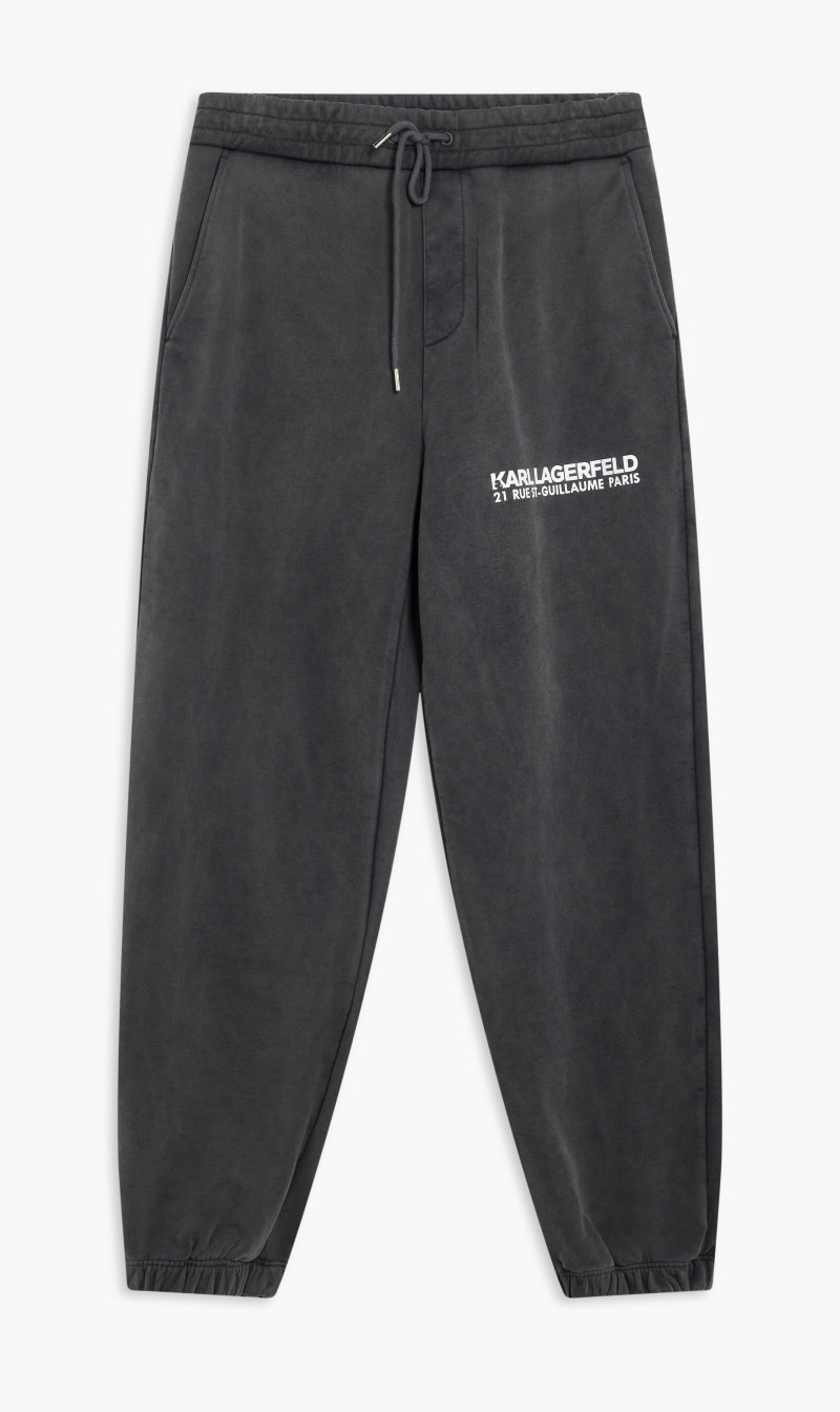 

Karl Lagerfeld Black Rsg Washed Sweatpants for Men | The Deal Outlet