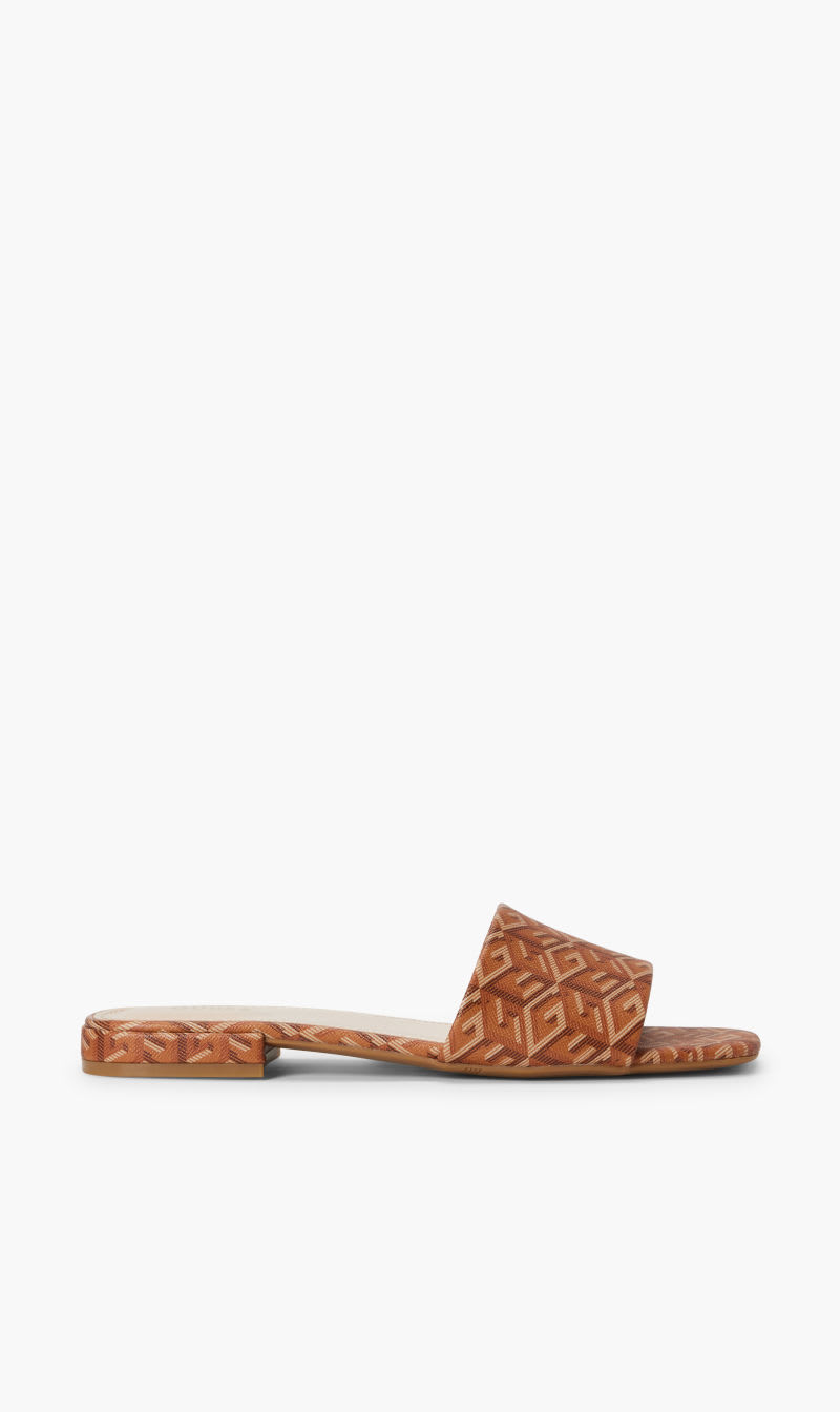 

Guess Gold Task Peony Debossed Mules for Women | The Deal Outlet